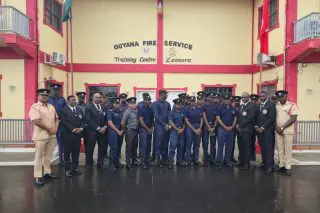Trinidad fire service in training programme here