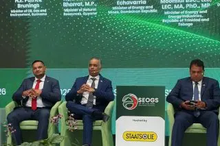 Bharrat at Suriname oil conference