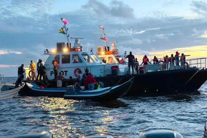 Dozens missing, two bodies recovered after MV Barima capsizes