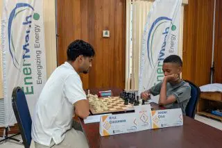 Pitamber, Couchman extend perfect starts in Junior Chess Championship