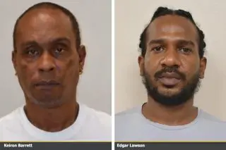 Two men remanded over body in barrel