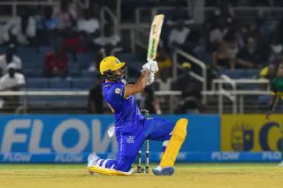 Tridents survive Russell assault to claim first CPL win