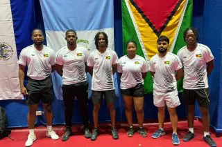 Guyana table tennis team set to begin CAC Games campaign