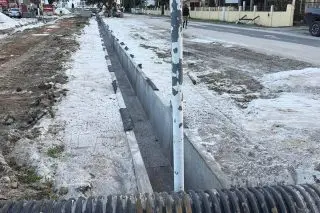 New Carmichael St drains installed but key connections remain outstanding
