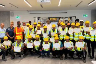 Twenty-eight hinterland residents certified on heavy machinery use