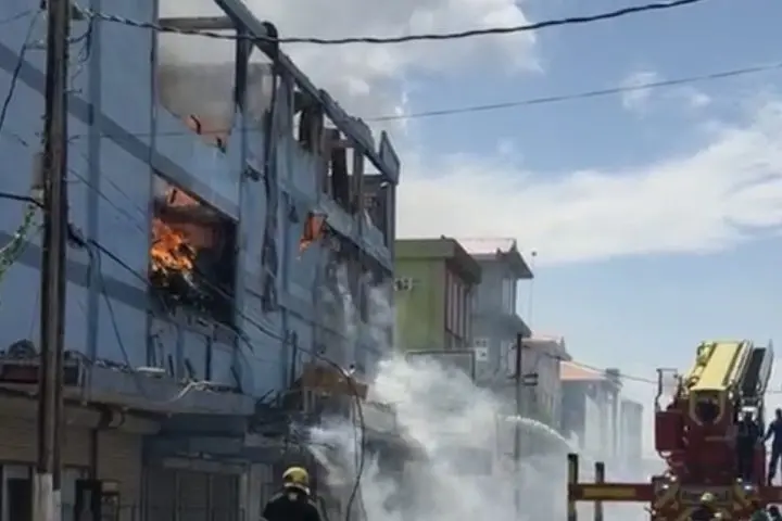 Fire devastates Regent Household Plus