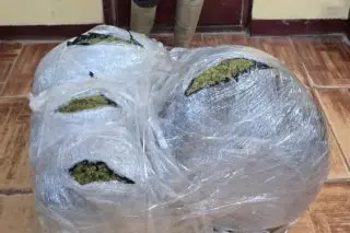 Police chase of bikers at Ituni yields 78 lbs suspected cannabis