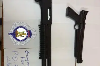 Hague Back man, 74, held over shotgun