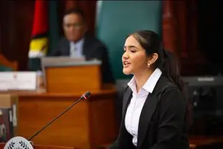 Guyanese adjudged best speaker at regional youth parliament