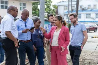 Manickchand reviews works on Thomas St avenue