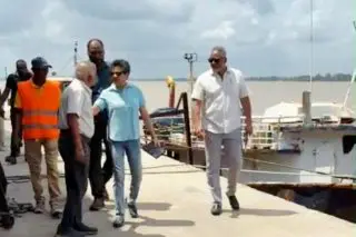 MV Barima CoI inspects two East Bank Demerara dry docks ahead of hearings