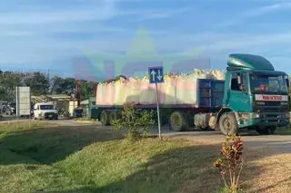 Suriname begins unloading seized Guyanese rice under police guard