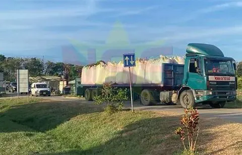 Suriname begins unloading seized Guyanese rice under police guard