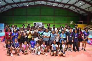 Felix and Godette shine as junior badminton crowns its champions