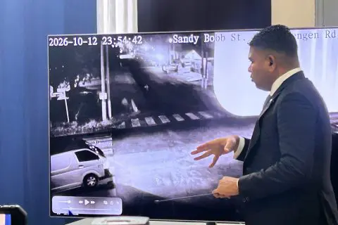 Mohamed presents CCTV footage to support claims about shooting 