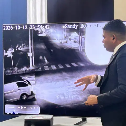 Mohamed presents CCTV footage to support claims about shooting 