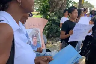 MV Barima families renew salvage demands at eighth protest, recount hardship
