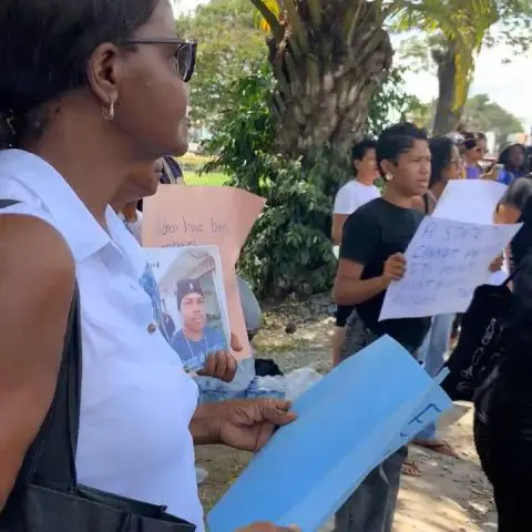 MV Barima families renew salvage demands at eighth protest, recount hardship