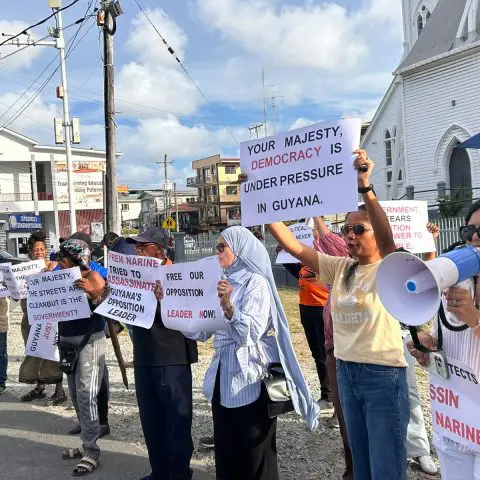 WIN protesters call for reparations, release of leader 