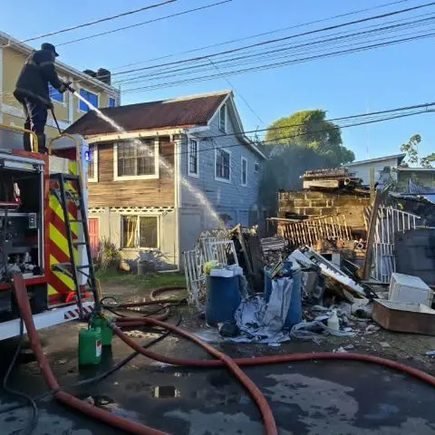 Fire destroys house on Norton St 