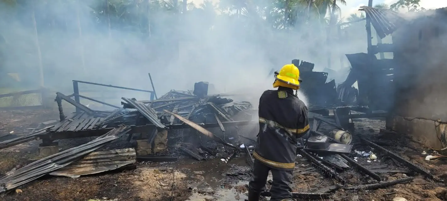 House destroyed by fire in Plum Park