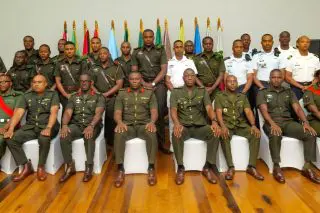 Fifteen officers complete GDF junior command course