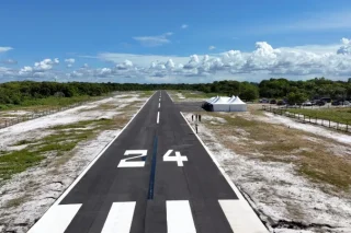 President inaugurates new Anna Regina airstrip