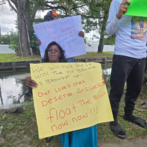 MV Barima families continue weekly protest