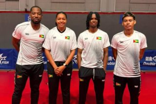 Guyana’s table tennis players ready for South American Games challenge