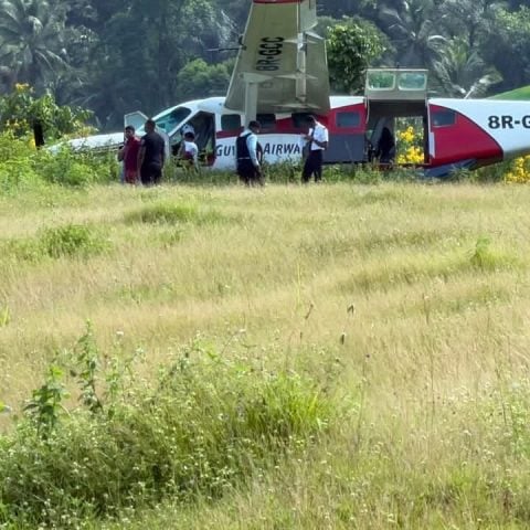 Trans Guyana aircraft runs off Mabaruma airstrip