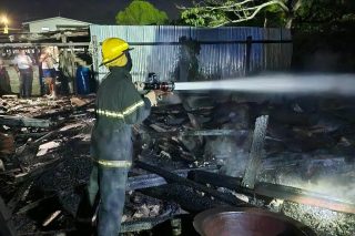 House destroyed by fire at Victoria