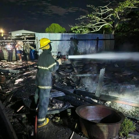 House destroyed by fire at Victoria