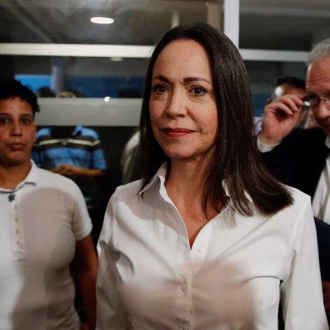 Venezuelan opposition leader Machado fails in return attempts as Rodriguez meets Trump