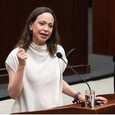 Venezuela opposition leader Machado weighs return home amid US reticence