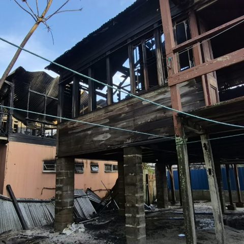 Eight homeless after fire sweeps through North Road buildings —83-year-old’s inherited family property among those destroyed