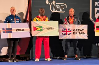 74-year-old Tucker shines on world stage with four medals for Guyana