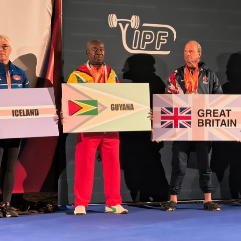 74-year-old Tucker shines on world stage with four medals for Guyana