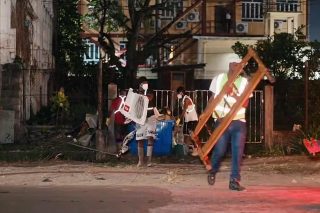 Overnight garbage collection under way in city