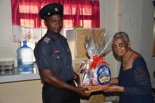 Fire Service donates 15 hampers to elderly care homes, trains staff in fire safety