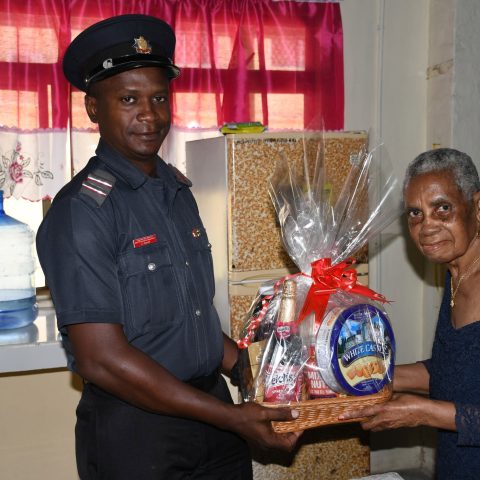 Fire Service donates 15 hampers to elderly care homes, trains staff in fire safety