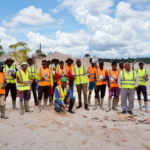 Griffith leads safety inspections at Region Eight mining camps