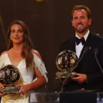 England forward Kane crowned Ballon d’Or winner, Putellas wins women’s award