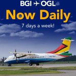 interCaribbean to fly between Barbados and Ogle daily