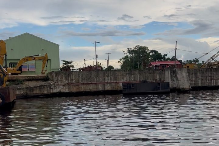 Port Kaituma stelling still awaits completion after design failure